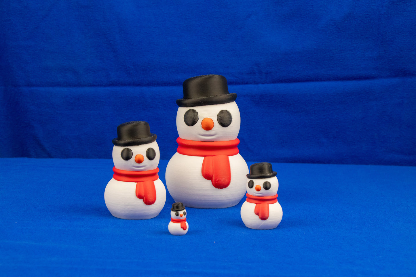 Snowman Figurine – 3D Printed Winter Decor
