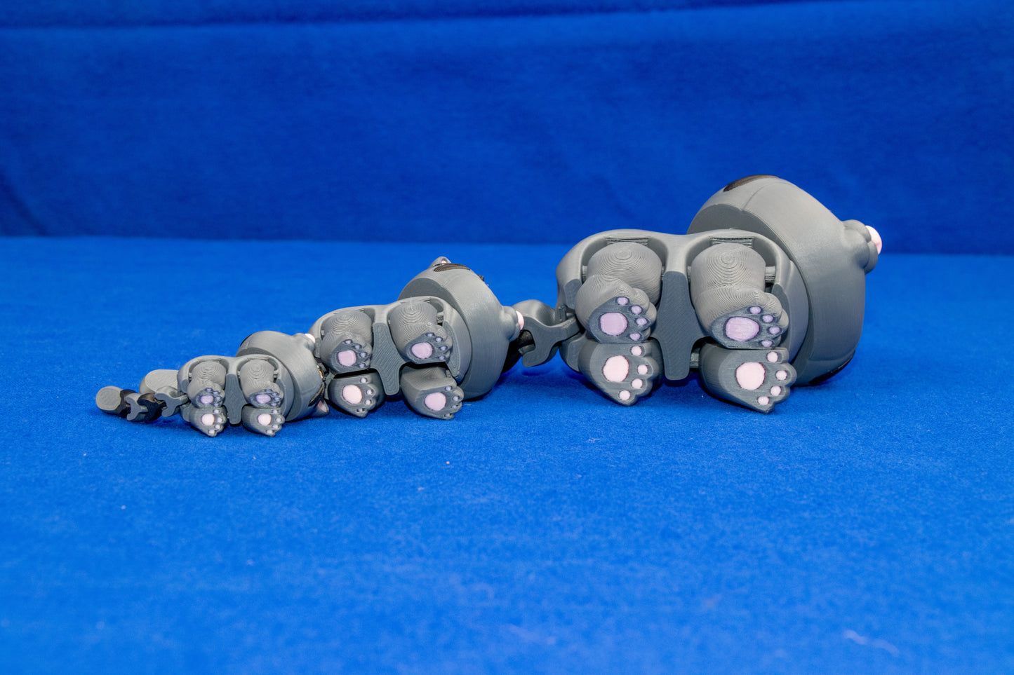 Moon-Eyed Cat – 3D Printed Desk Companion – Toe Bean Variants Available!