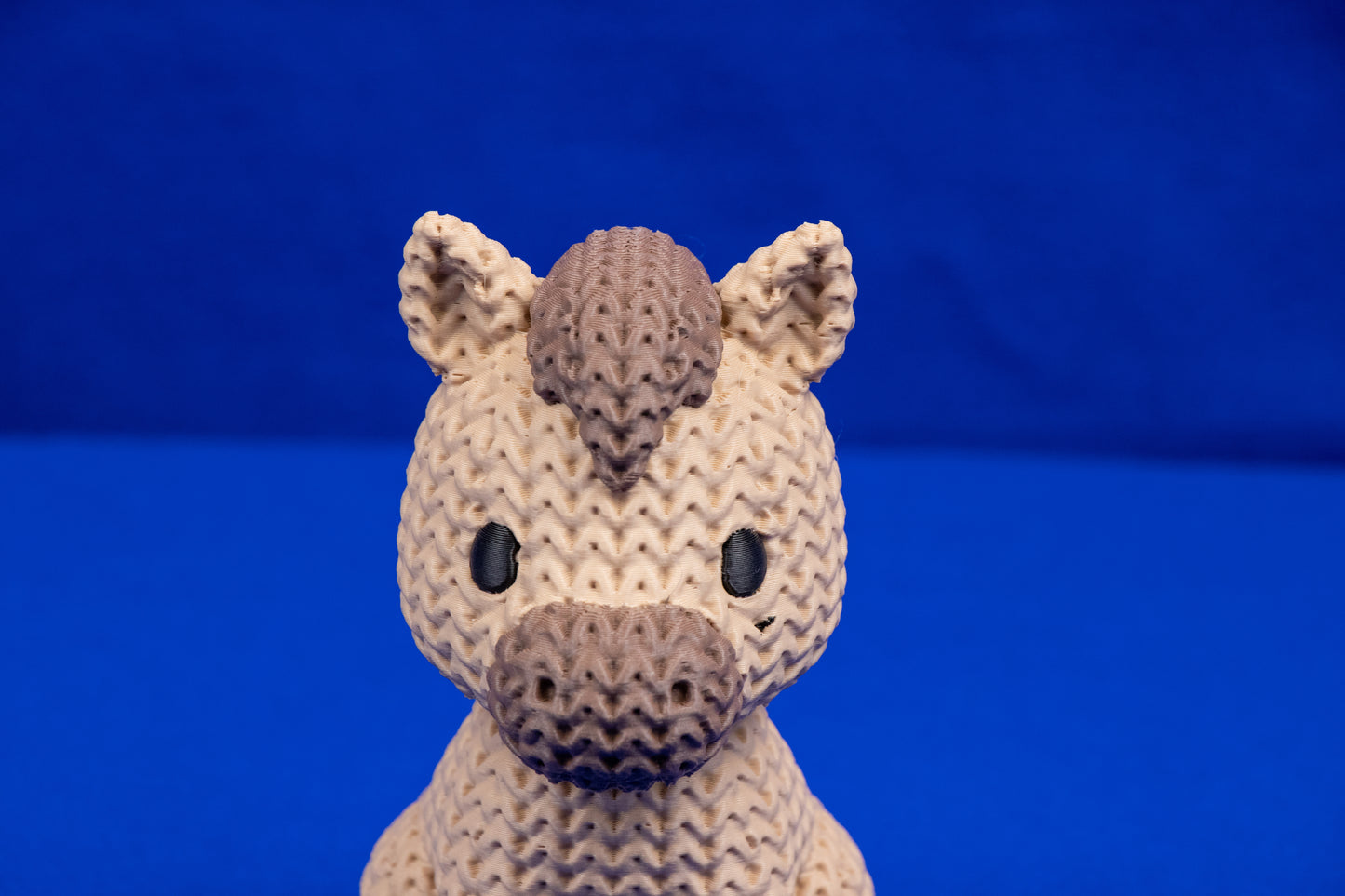 Knit Horse Figurine – 3D Printed Cozy Decor