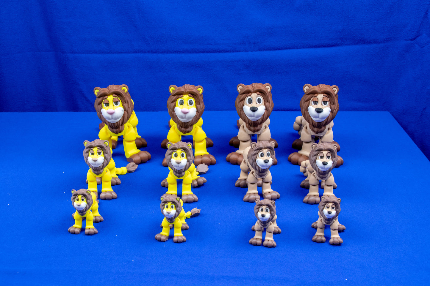Mighty Lion – Articulated Collectible with Flexible Tail