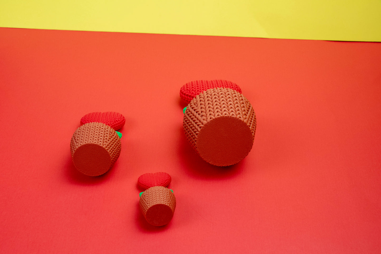 Crochet-Style Heart Plant Decor – 3D Printed Desk or Shelf Display