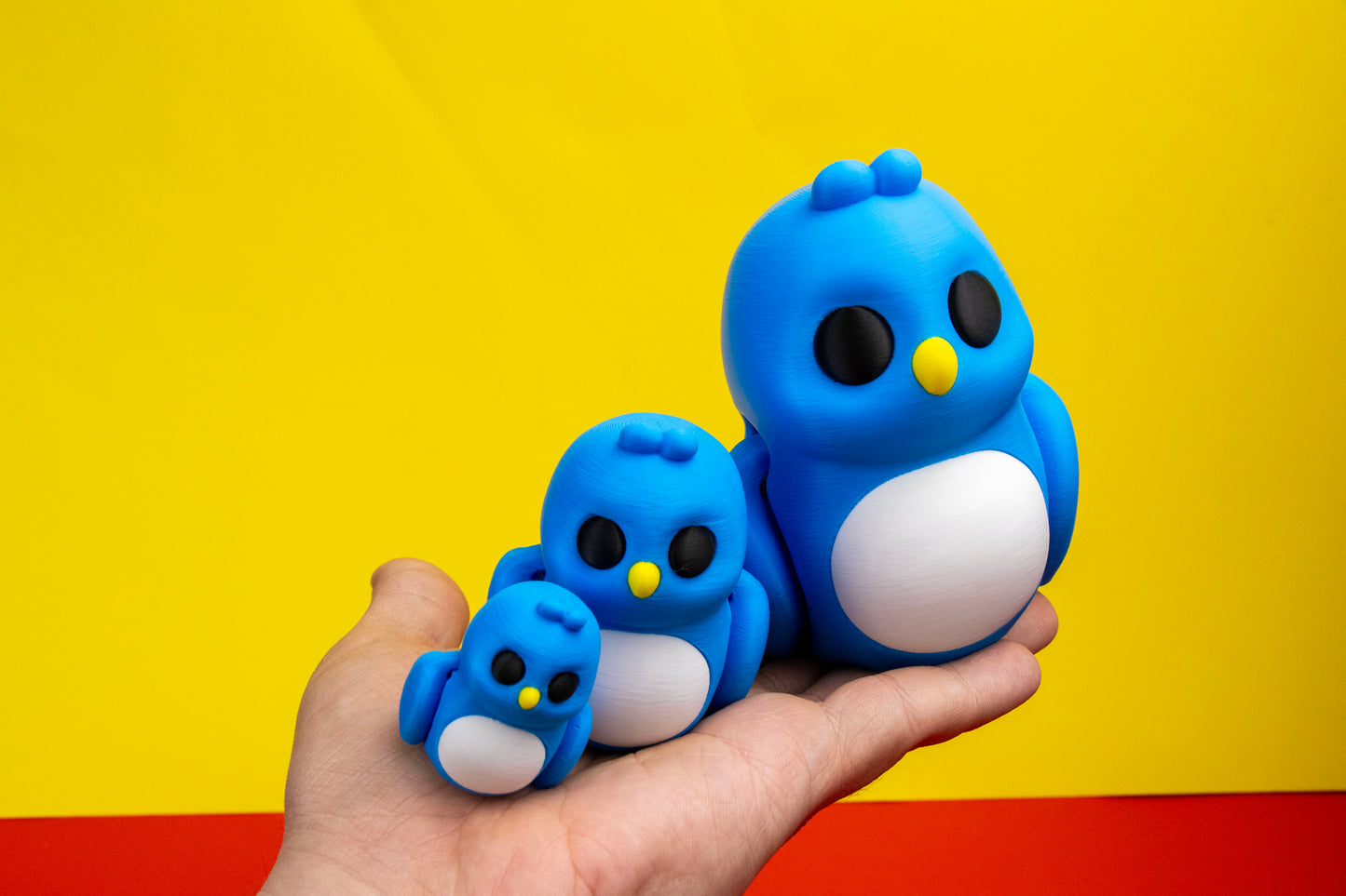 Lovebirds – Bird Couple Decor Set (2 Pieces) – 3D Printed Desk & Shelf Display