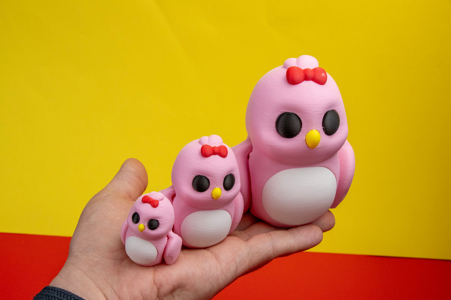 Lovebirds – Bird Couple Decor Set (2 Pieces) – 3D Printed Desk & Shelf Display