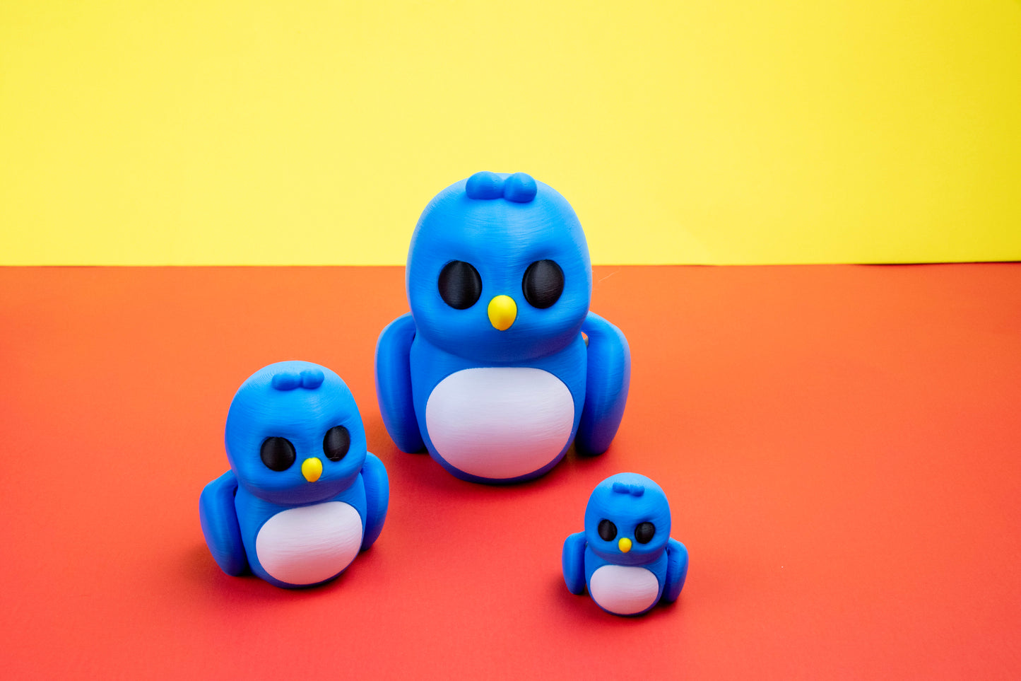 Lovebirds – Bird Couple Decor Set (2 Pieces) – 3D Printed Desk & Shelf Display