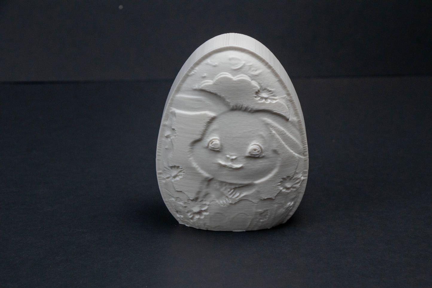 Glowing Bunny Egg Tea Light Holder – Easter Bunny Luminary Decor – Includes LED Tea Light