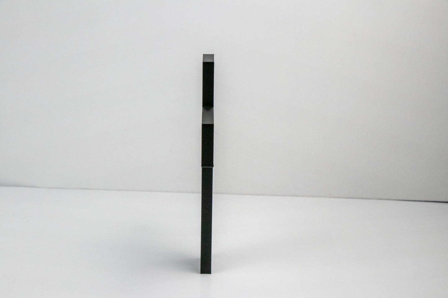 Faith Cross Decor – Hollow Script Cross – 3D Printed Christian Display – Custom Colors Available