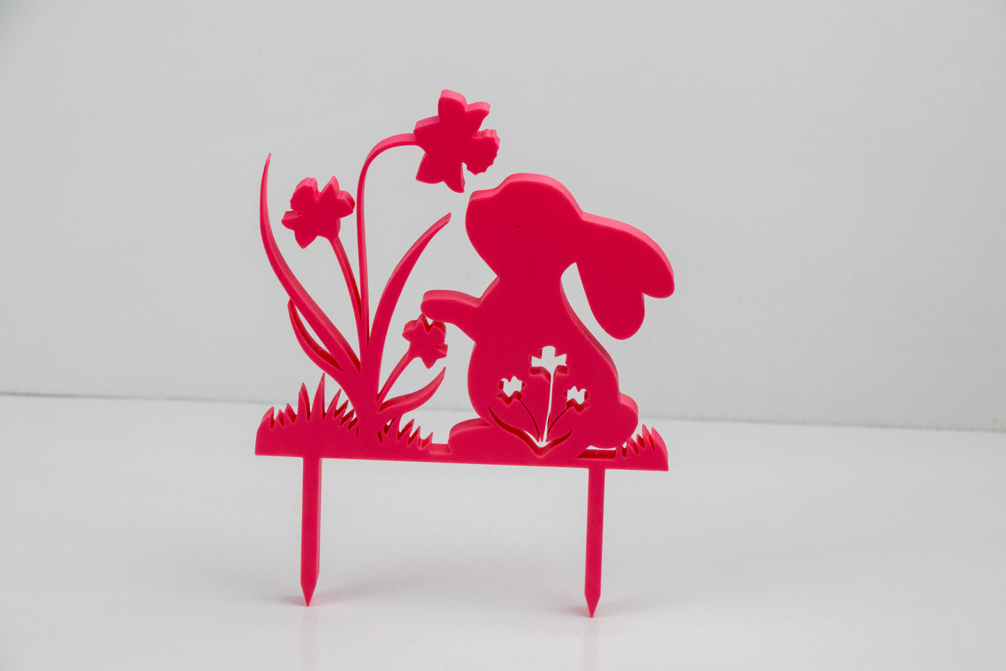 Bunny Plant Pot Decor – Garden Pot Insert – Cute Rabbit Planter Decoration – Spring Plant Decor – Custom Colors Available