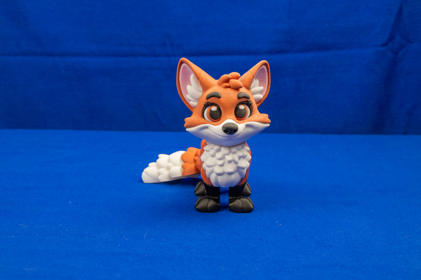 Woodland Fox Figurine – Adorable Handmade Display Decor in Three Sizes – Customization Available!