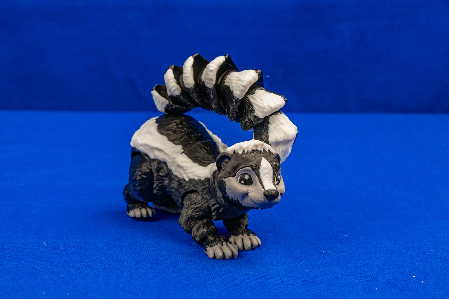 Articulated Skunk – Poseable Desk Companion in Multiple Sizes – Customization Available!