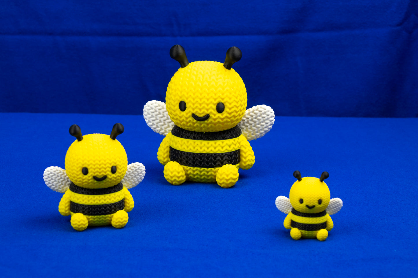 Chunky Bumble Bee – Adorable Handmade Desk Decor in Three Sizes – Customization Available!