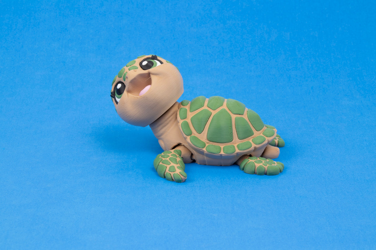 Shell Whisperer: 3D‑Printed Articulated Sea Turtle Décor