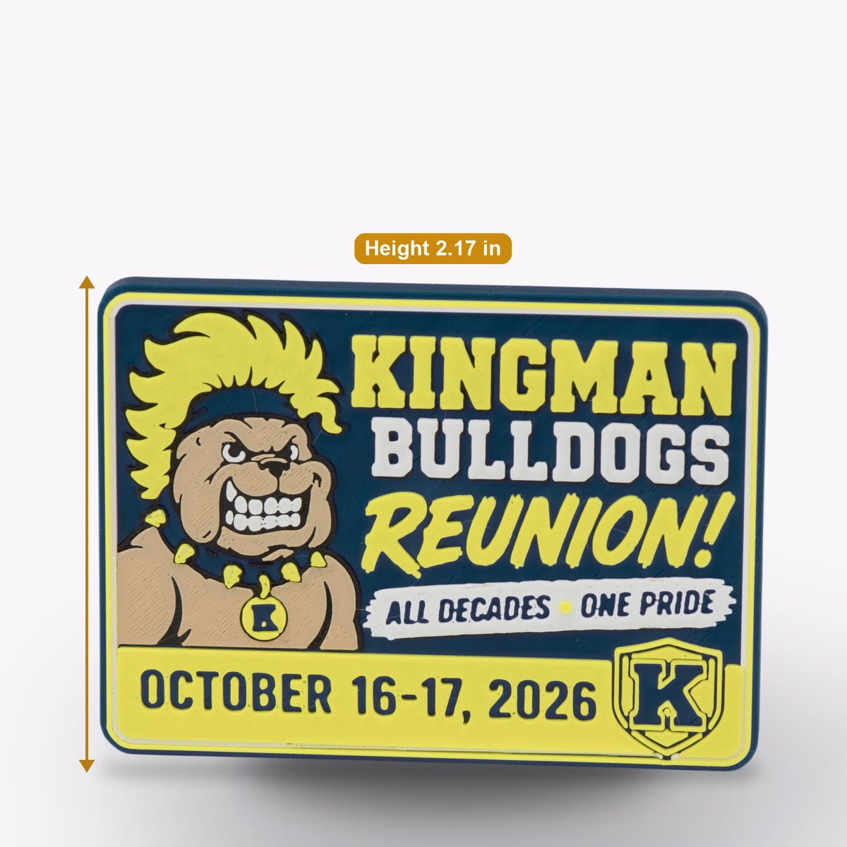 Kingman Bulldogs All-Decades Reunion Souvenir Magnet