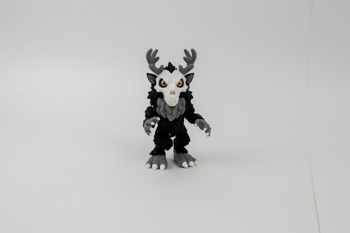 Wendigo Skullman: 3D-Printed Articulated