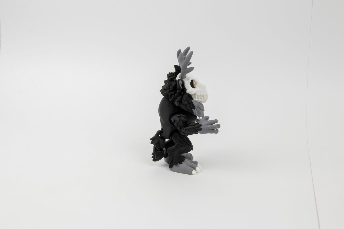 Wendigo Skullman: 3D-Printed Articulated