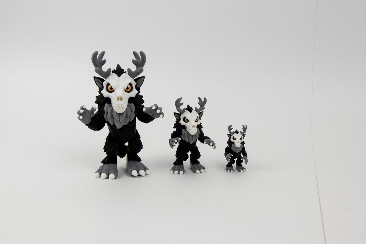 Wendigo Skullman: 3D-Printed Articulated