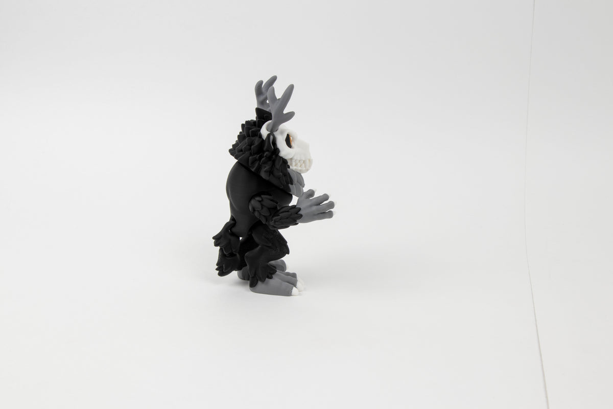 Wendigo Skullman: 3D-Printed Articulated