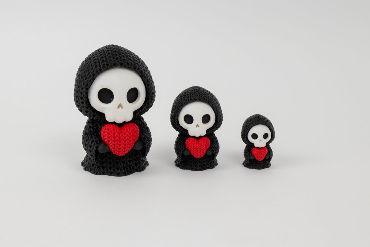The Lovestruck Reaper: 3D Printed Gothic Desk Companion