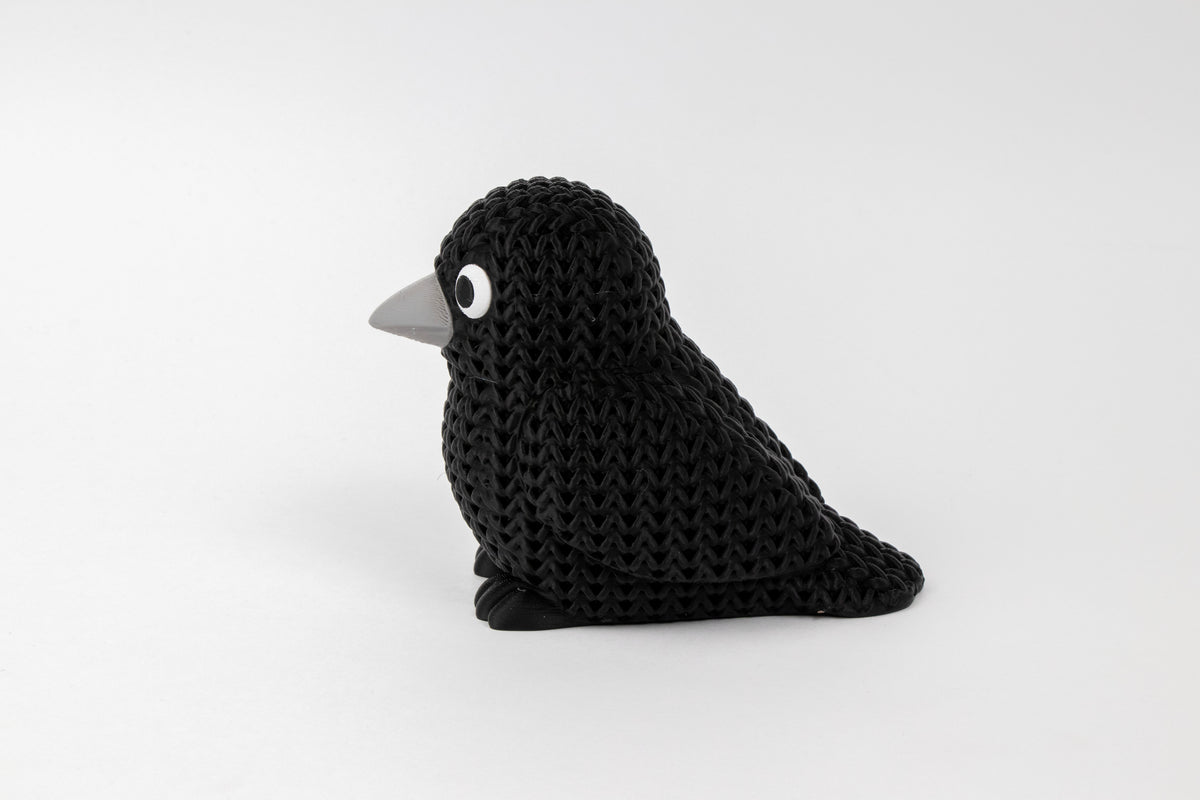 Poe the Crochet Crow – Adorable Gothic Bird Decor
