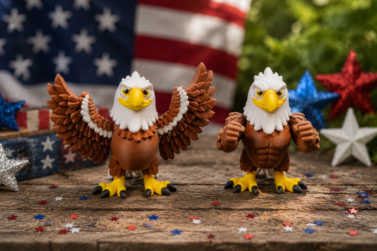 Patriotic Eagle Collection – Majestic Display Figures in Multiple Styles & Sizes – Customization Available!