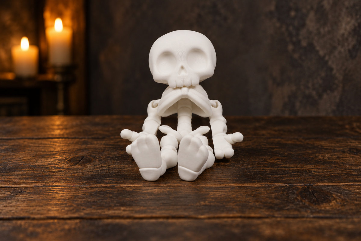 Bones the Skeleton – Articulated 3D Printed Spooky Figure