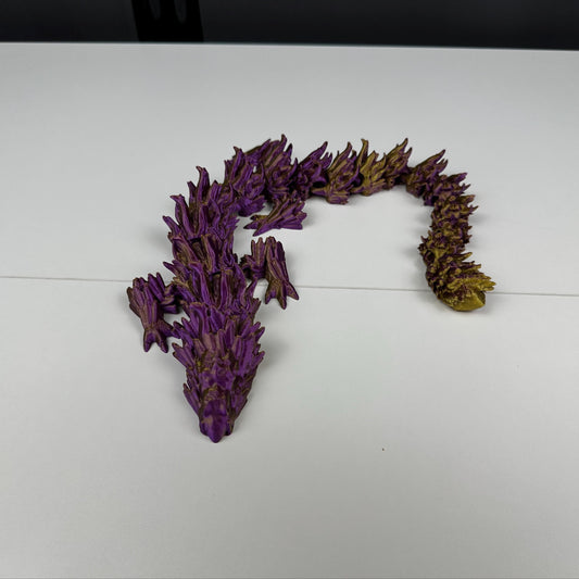 Nature Dragon – Hand-Finished Fantasy Display Piece - 3D Printed & Articulating