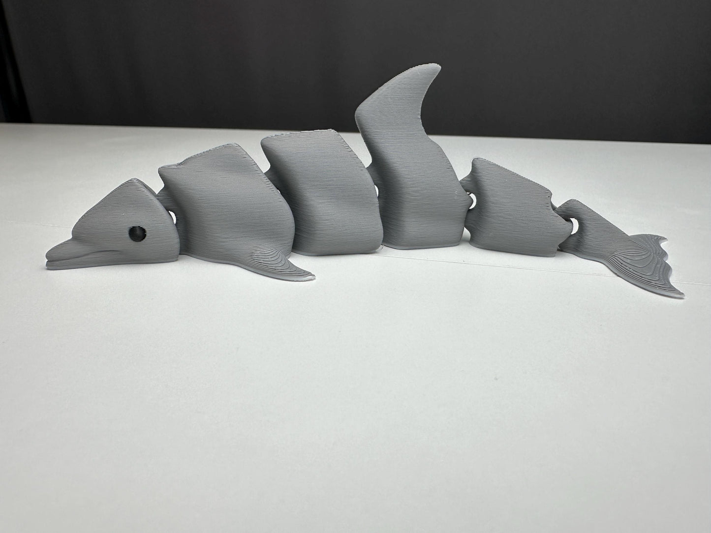 Dolphin Figurine – Articulated Ocean Display | 3D Printed