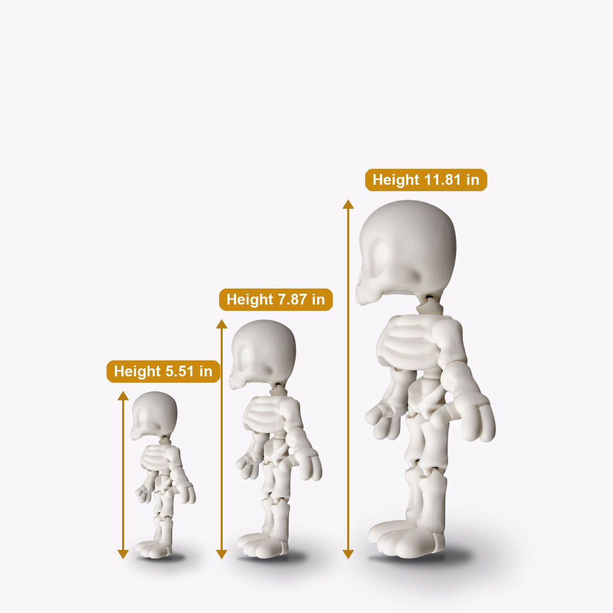 Bones the Skeleton – Articulated 3D Printed Spooky Figure